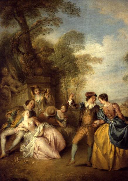 The Dance by Jean-Baptiste Joseph Pater, c.1730